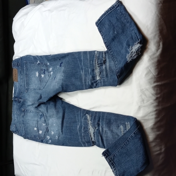 Jordan Craig legacy Edition ripped paint splattered mens jeans size 32/32 - Picture 8 of 13